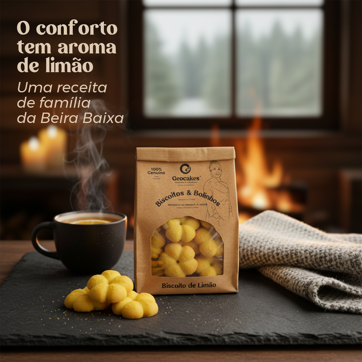 Biscoitos de Limão Artesanais da Beira Baixa