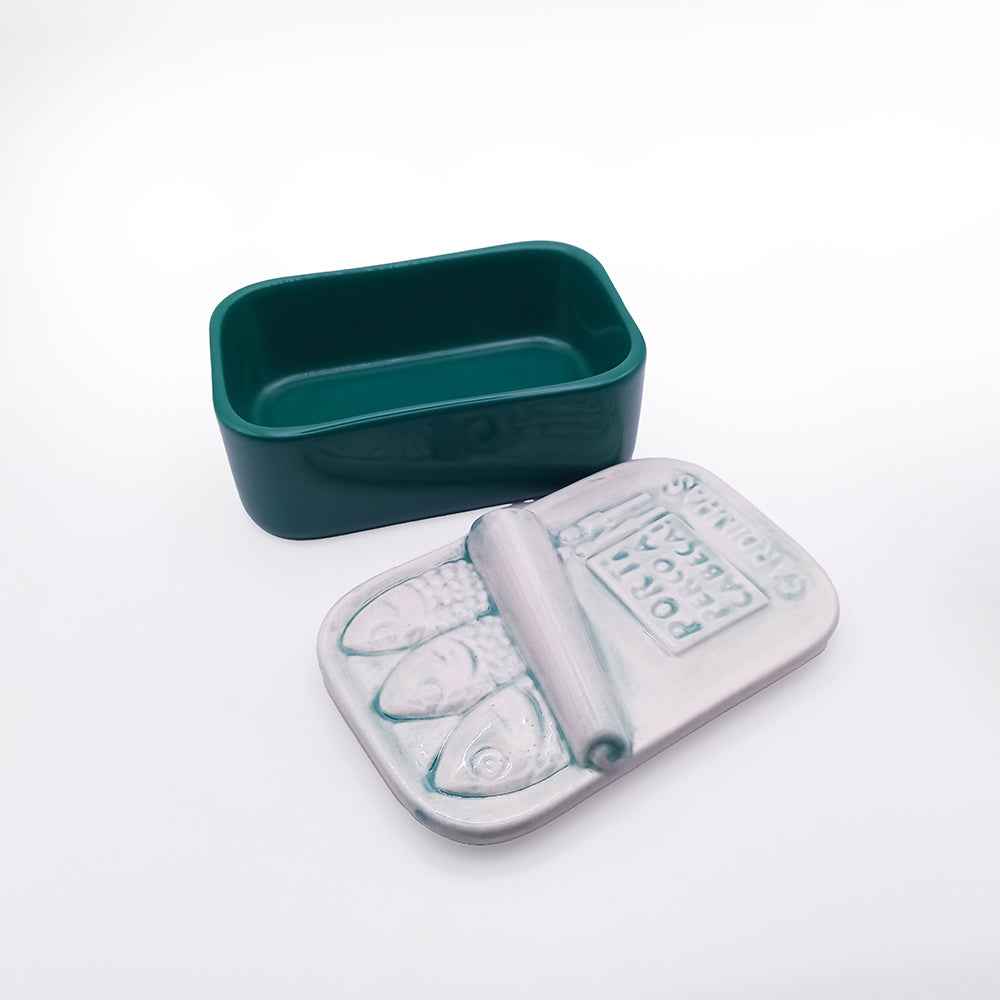 Hand-painted Ceramic Soap Box - Aguada Edition