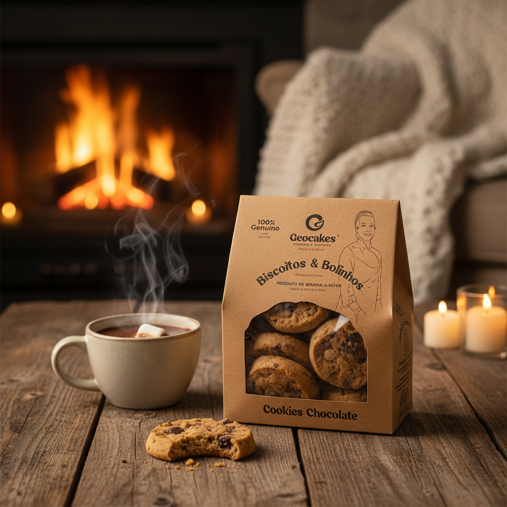 Cookies de Nozes e Chocolate Geocakes | Beira Baixa