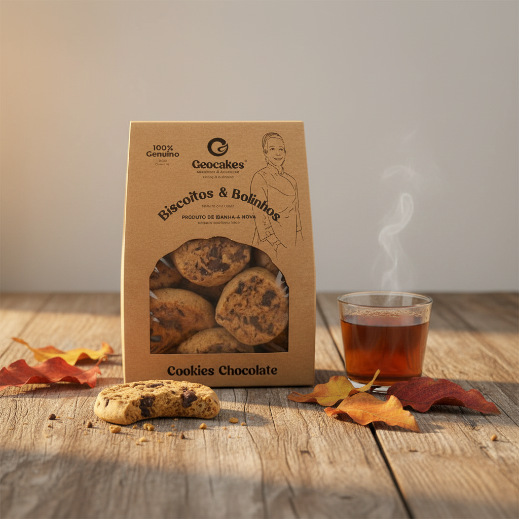 Cookies de Nozes e Chocolate Geocakes | Beira Baixa