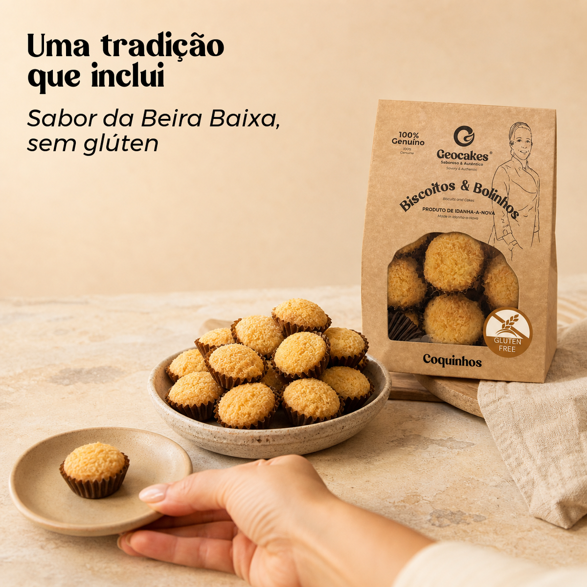 Coquinhos sem Glúten, Doçaria Artesanal da Beira Baixa