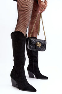 Heel boots model 188717