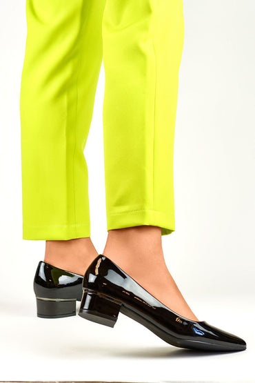 Block heel pumps model 190043