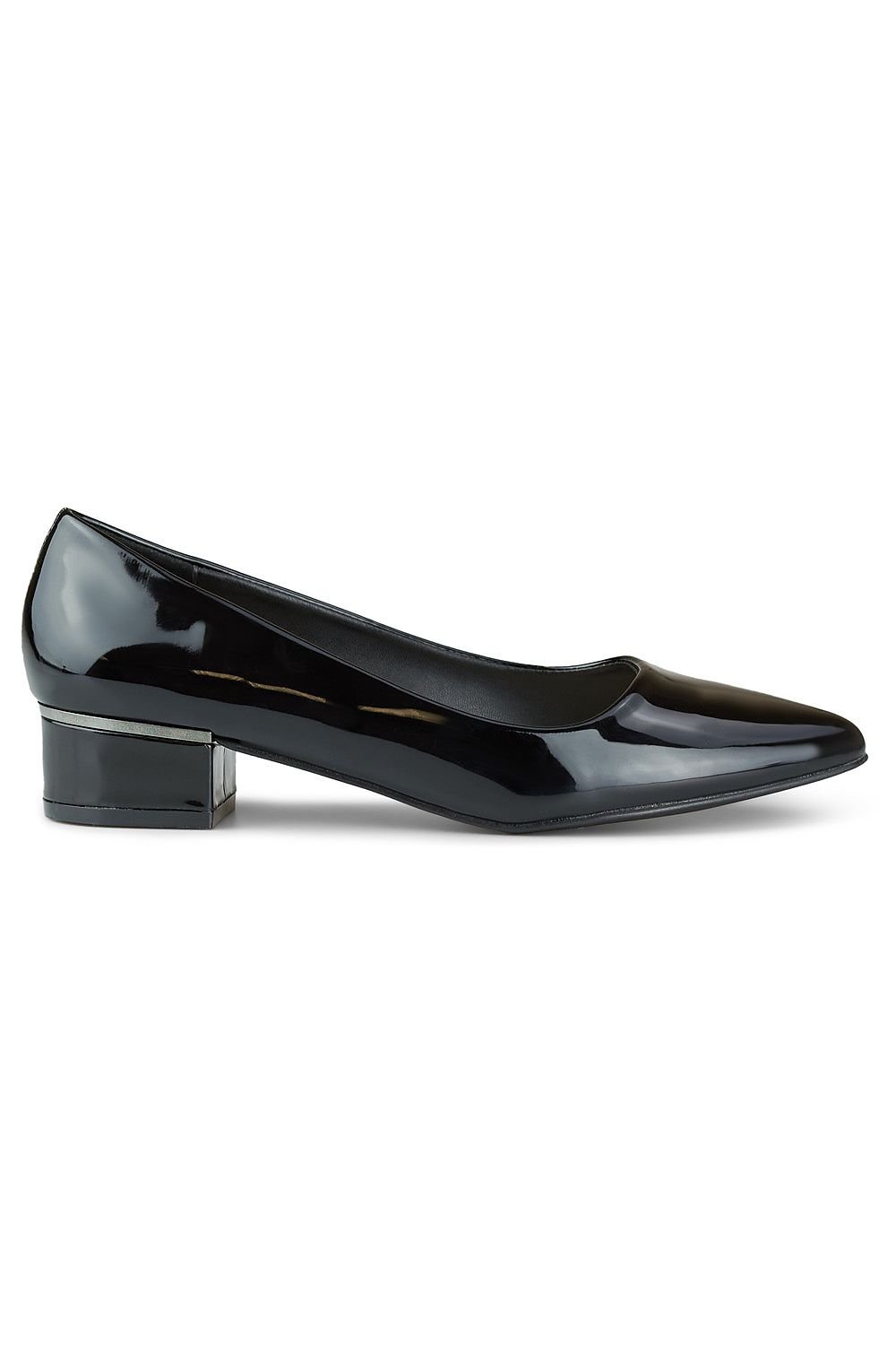 Block heel pumps model 190043