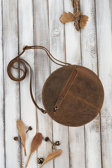 Natural leather bag model 191523