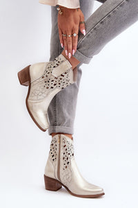 Heel boots model 191863