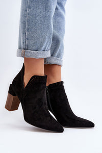 Heel boots model 192673