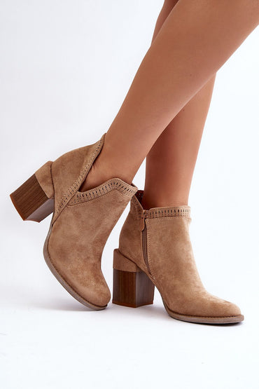 Heel boots model 192675