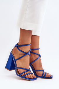 Heel sandals model 193940