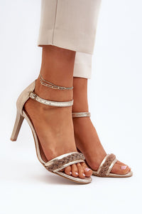 Heel sandals model 194688