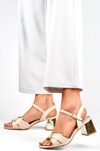 Heel sandals model 194899