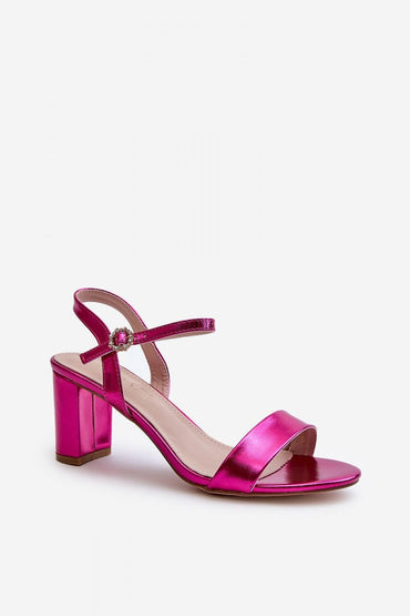 Heel sandals model 194993