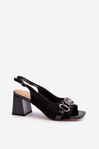 Heel sandals model 195425