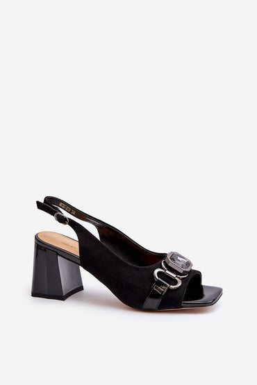 Heel sandals model 195425
