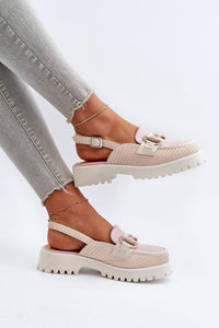 Heel sandals model 195556