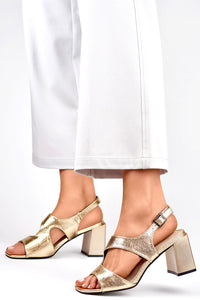 Heel sandals model 195822
