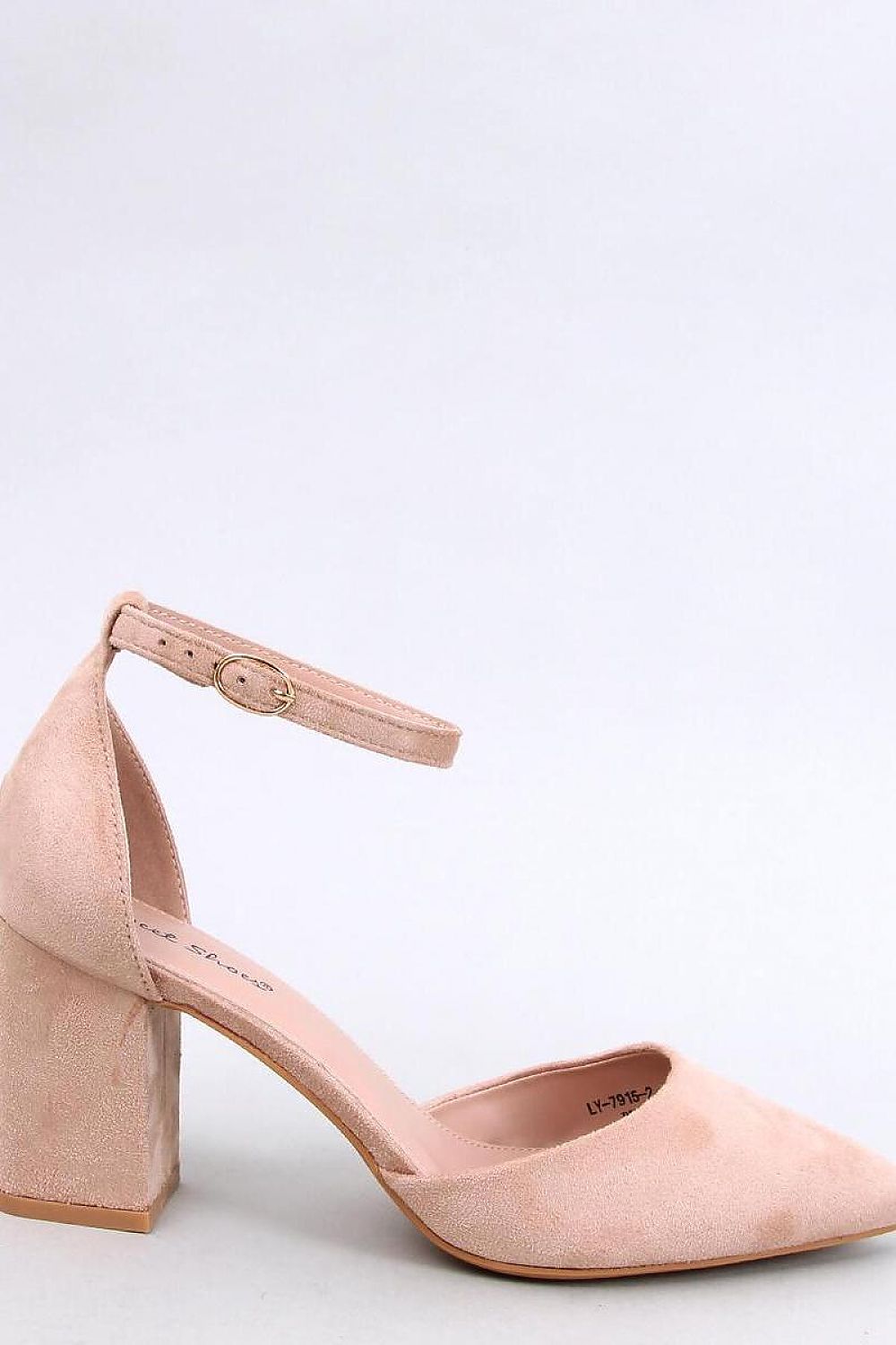 Block heel pumps model 196012