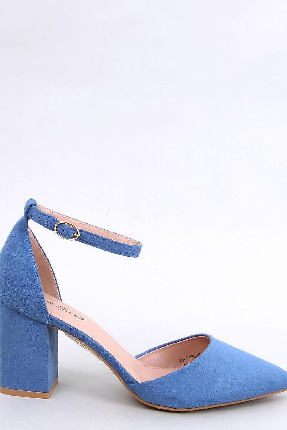 Block heel pumps model 196014