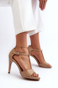 Heel sandals model 196239