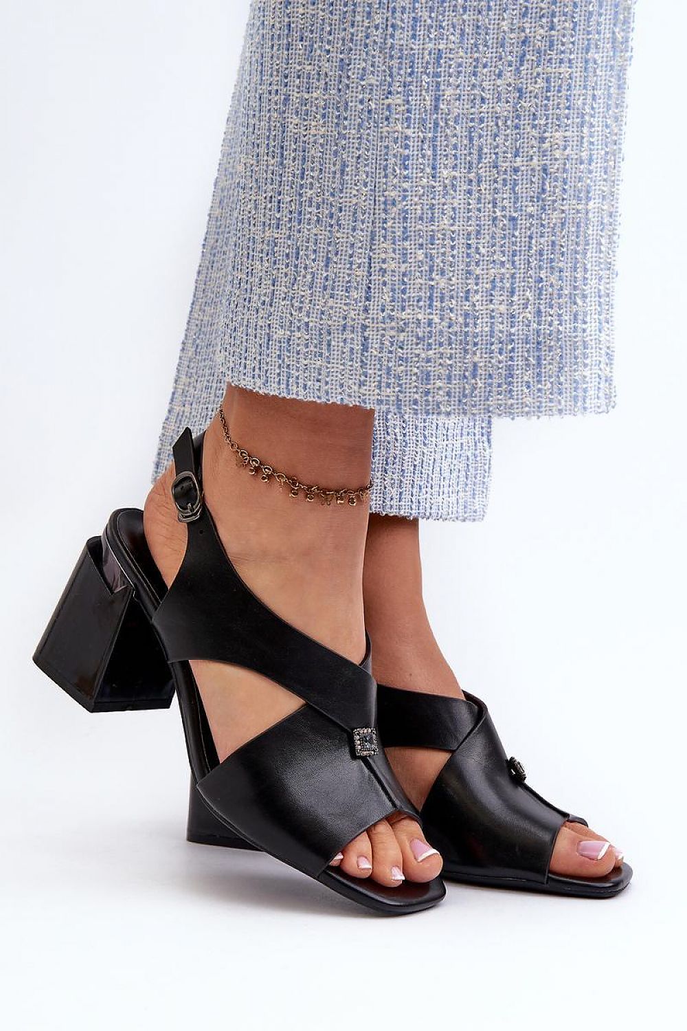 Heel sandals model 196320