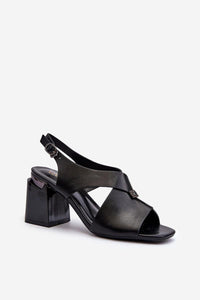Heel sandals model 196320
