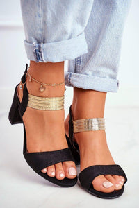 Heel sandals model 196325