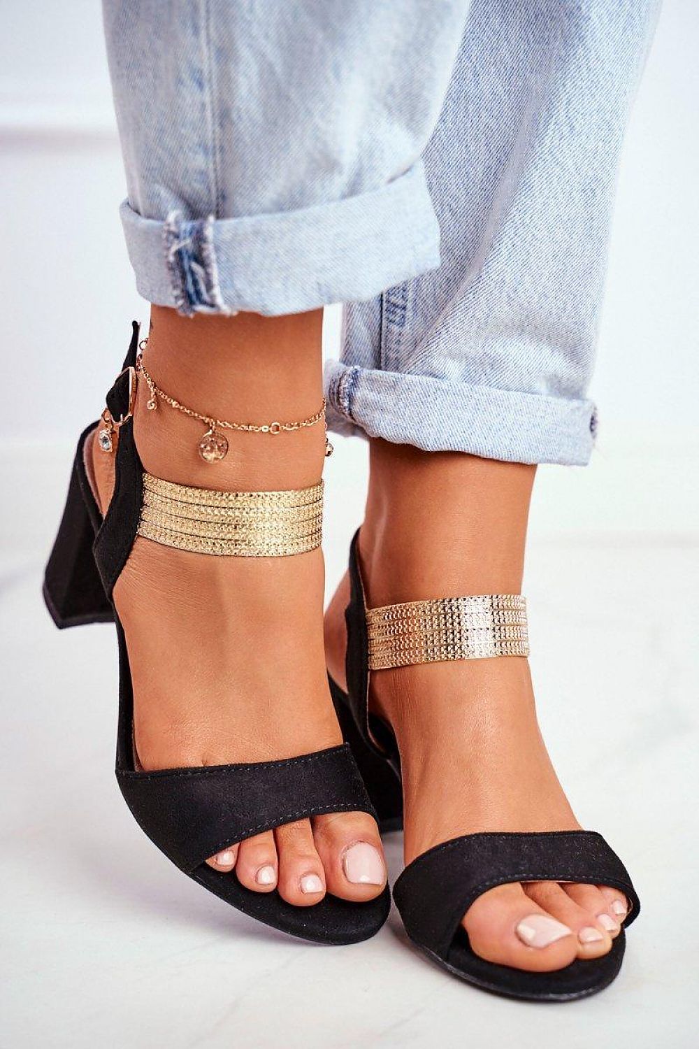 Heel sandals model 196325