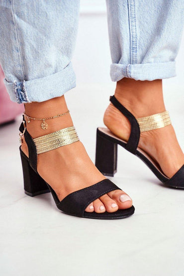 Heel sandals model 196325