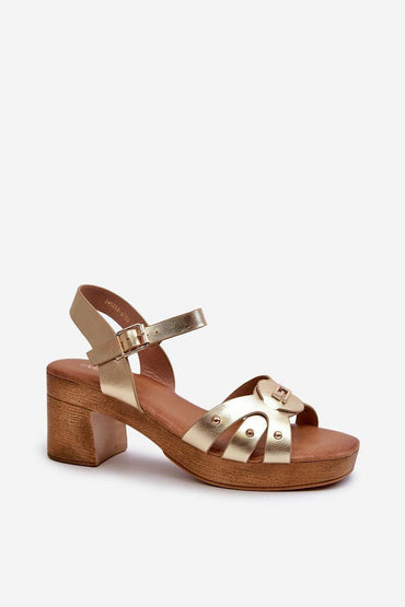 Heel sandals model 196334