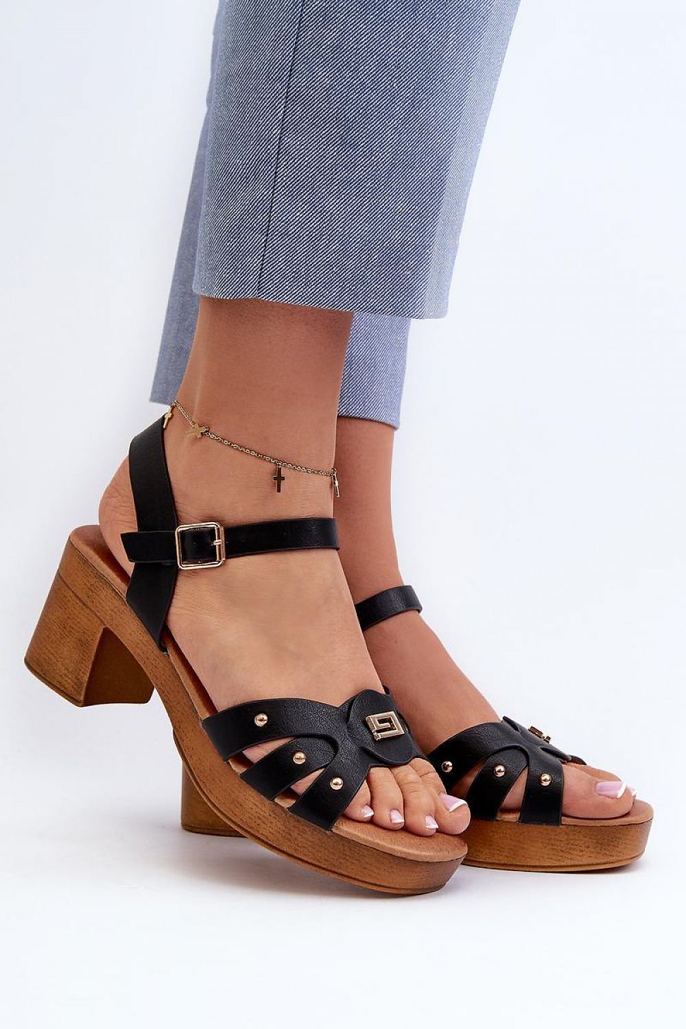 Heel sandals model 196335