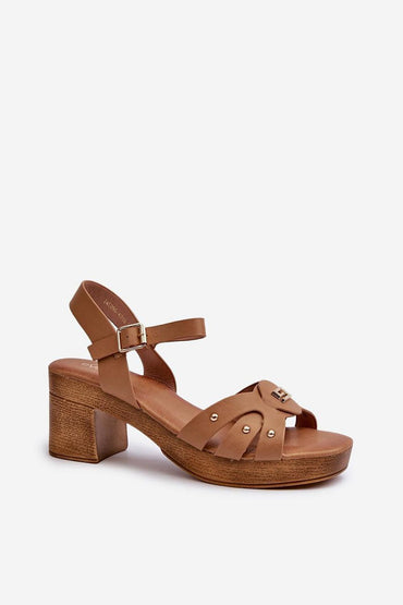 Heel sandals model 196336