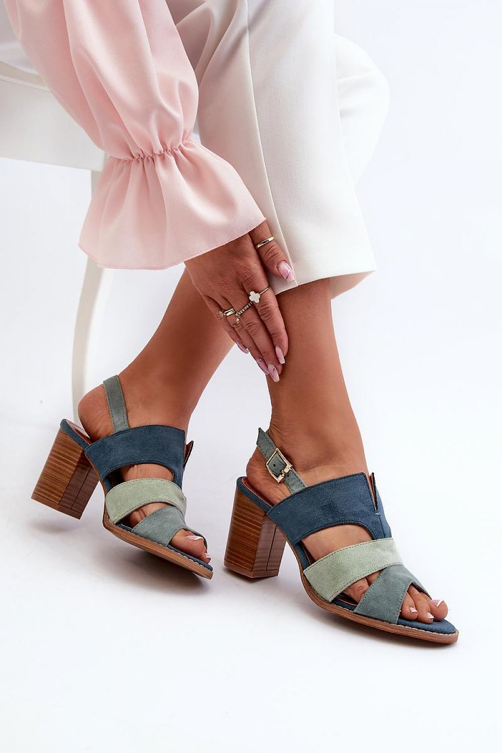 Heel sandals model 196630