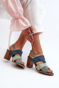 Heel sandals model 196630