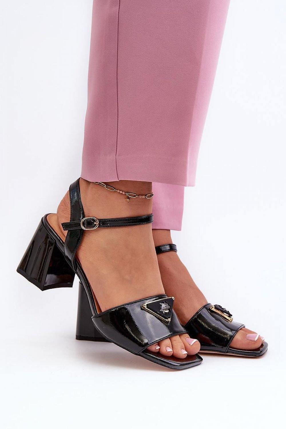 Heel sandals model 196645