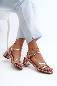 Heel sandals model 196656