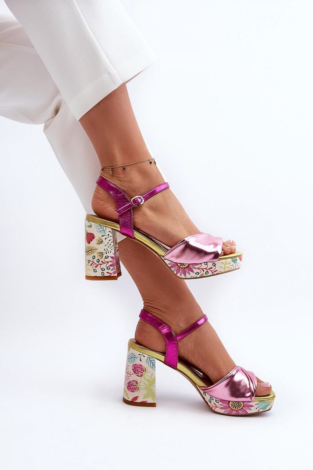 Heel sandals model 196971