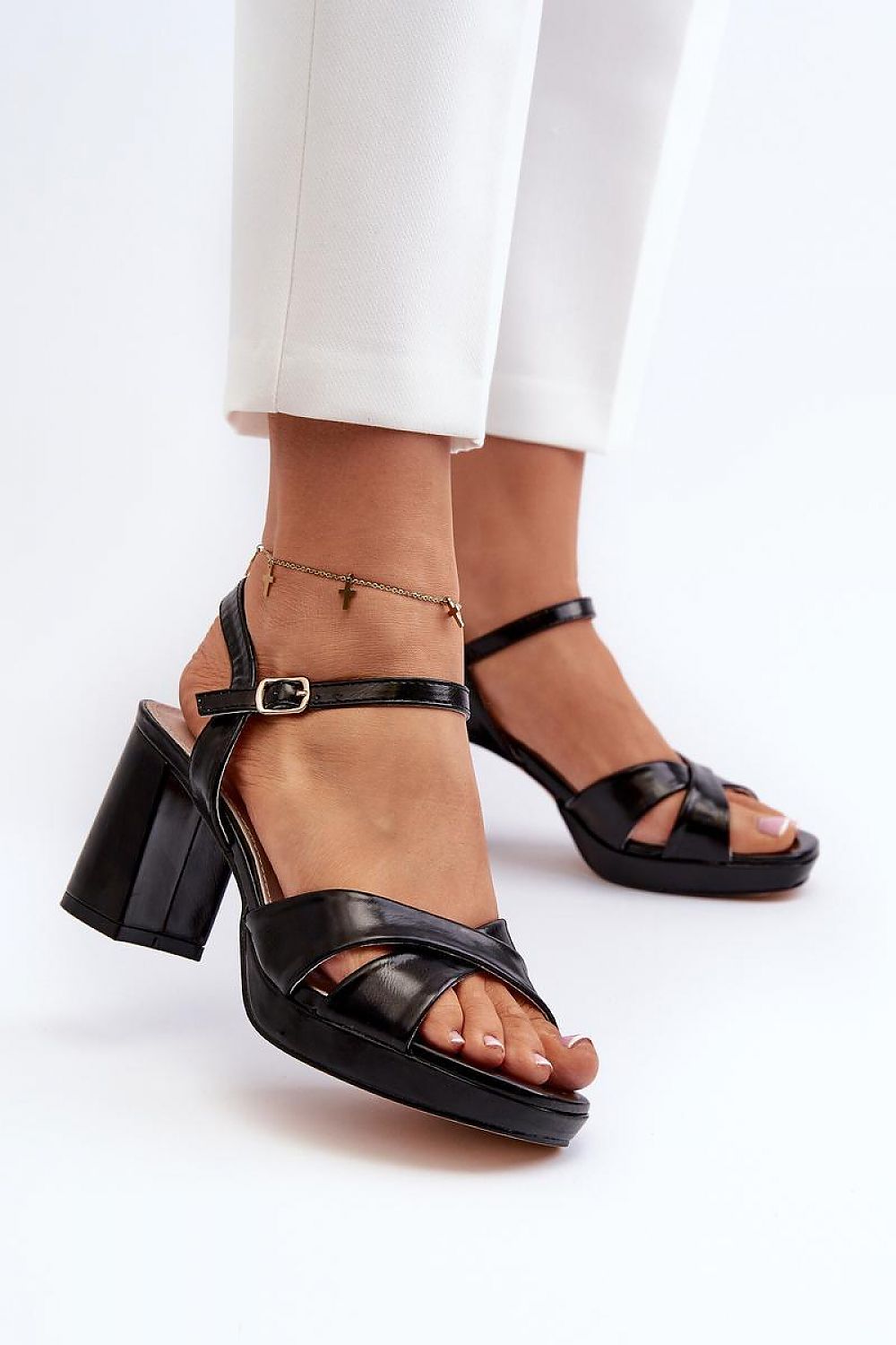 Heel sandals model 196979