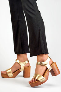Heel sandals model 196986