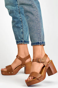Heel sandals model 196987