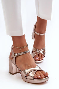 Heel sandals model 197082