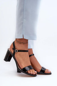 Heel sandals model 197084