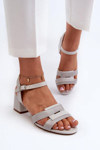 Heel sandals model 197094