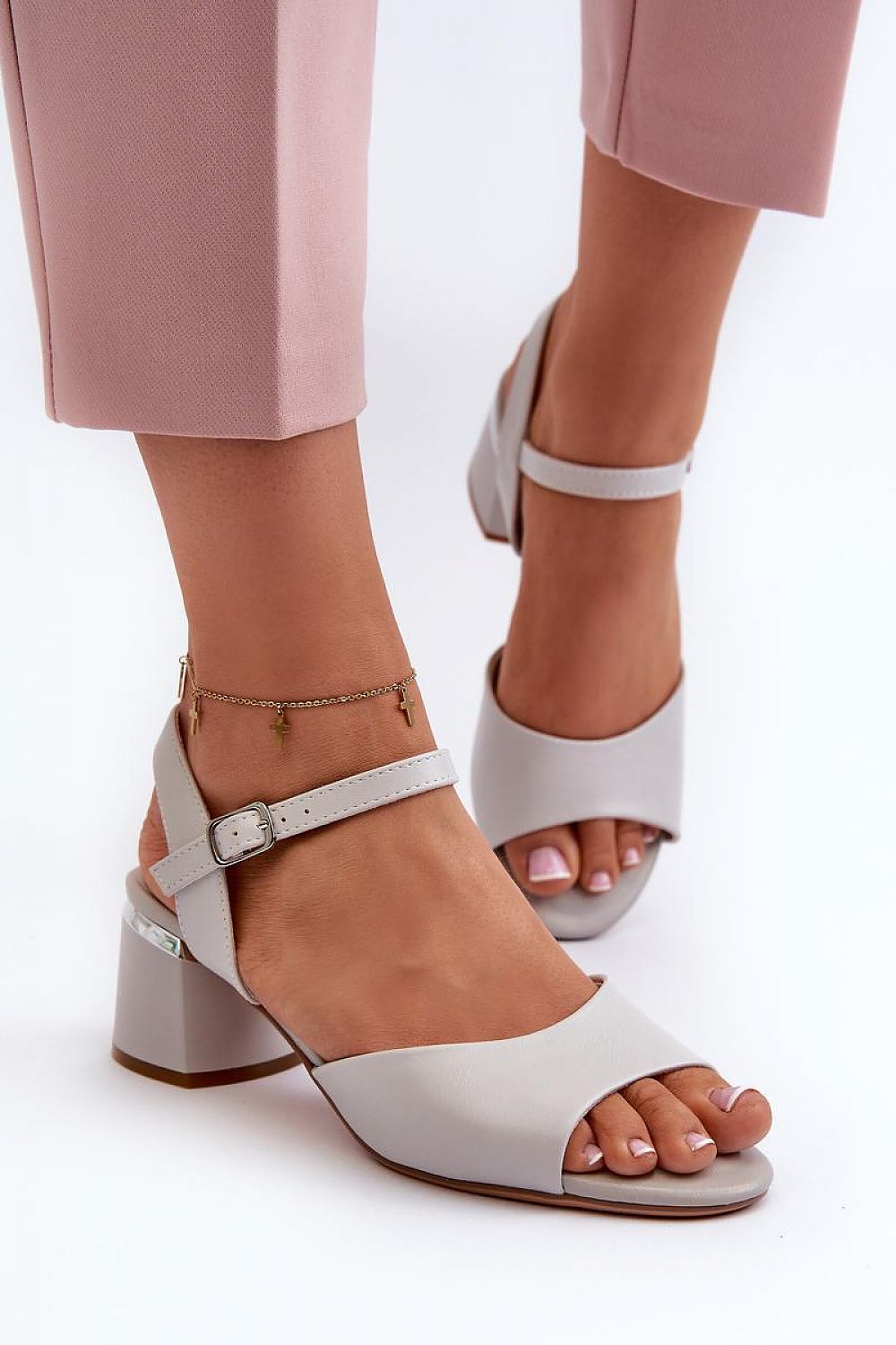 Heel sandals model 197097