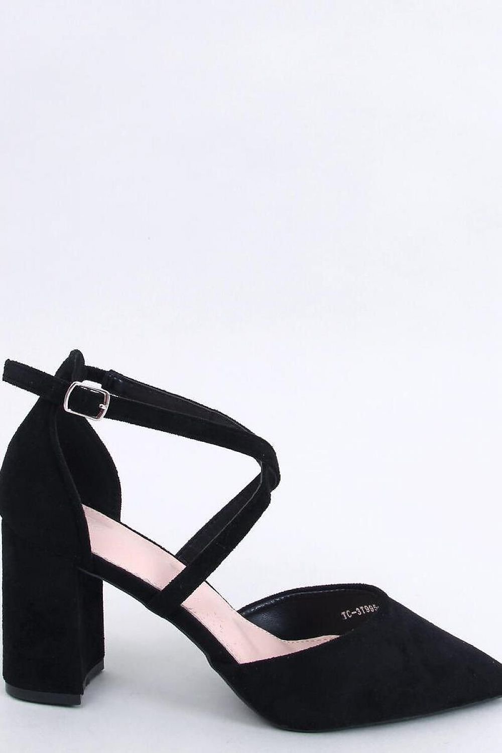 Czółenka ze skrzyżnymi paskami THOISS BLACK -