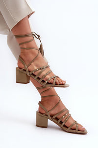 Heel sandals model 197585