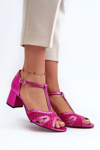 Heel sandals model 197700