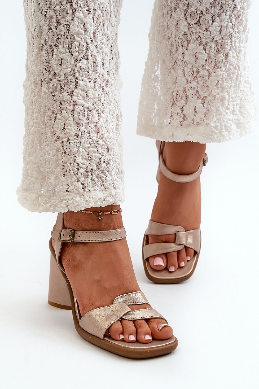Heel sandals model 198397