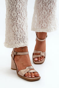 Heel sandals model 198397