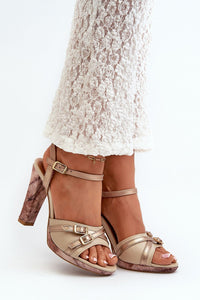 Heel sandals model 198398
