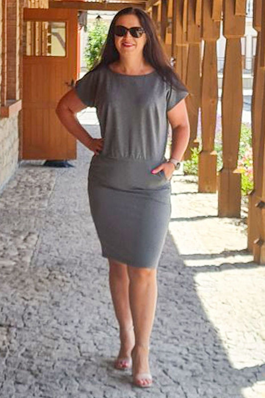 Plus size dress model 198771